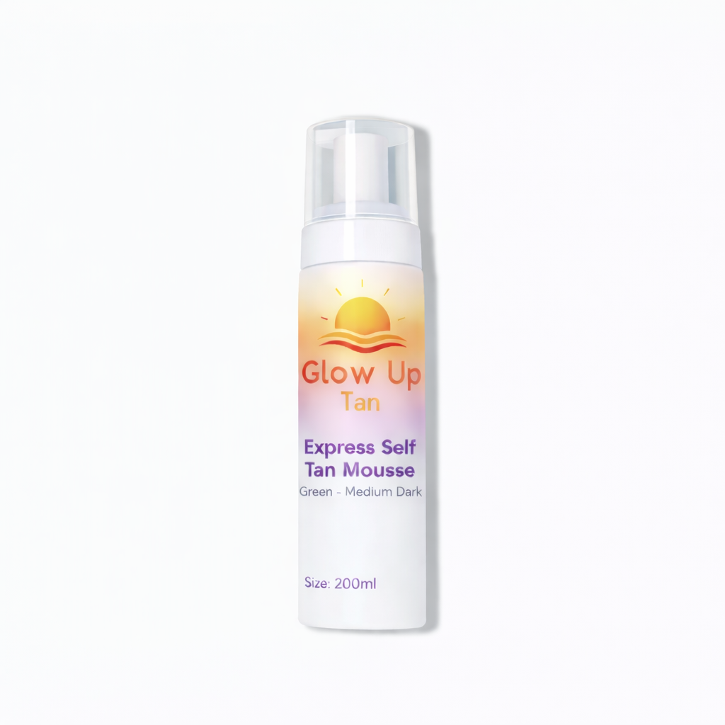Express Self Tan Mousse - Green - Medium Dark