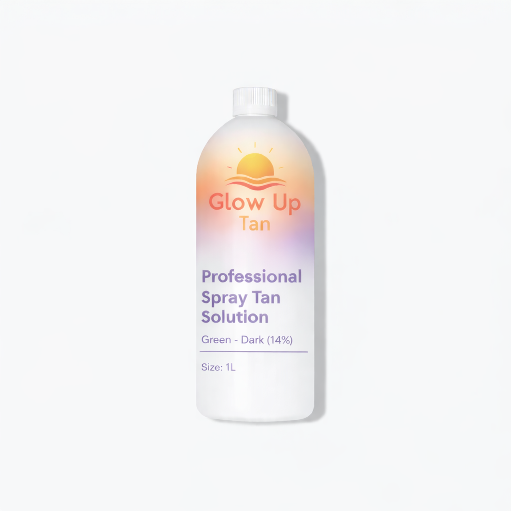 Professional Spray Tan Solution - Green - Dark (14%)