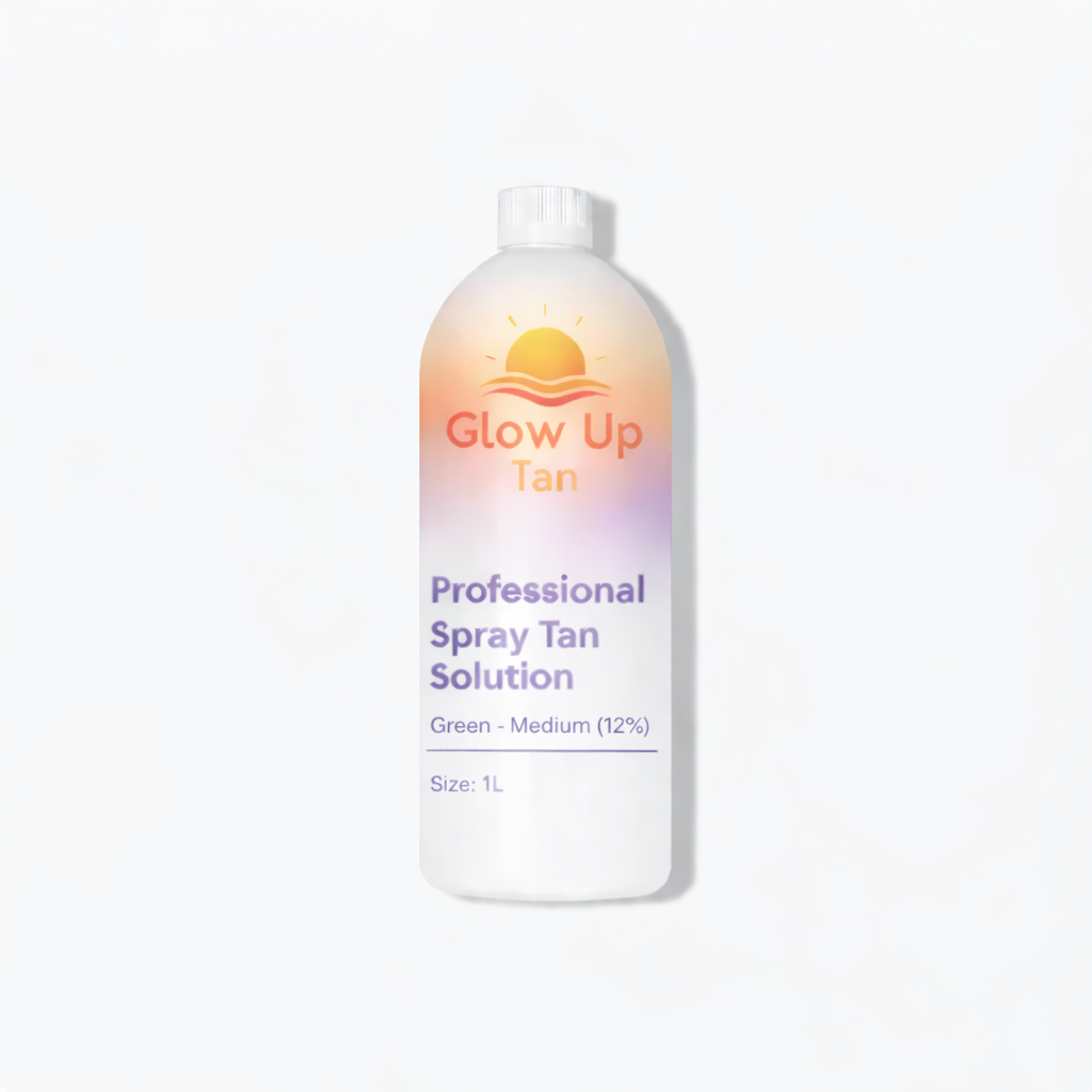 Professional Spray Tan Solution - Green - Medium (12%)